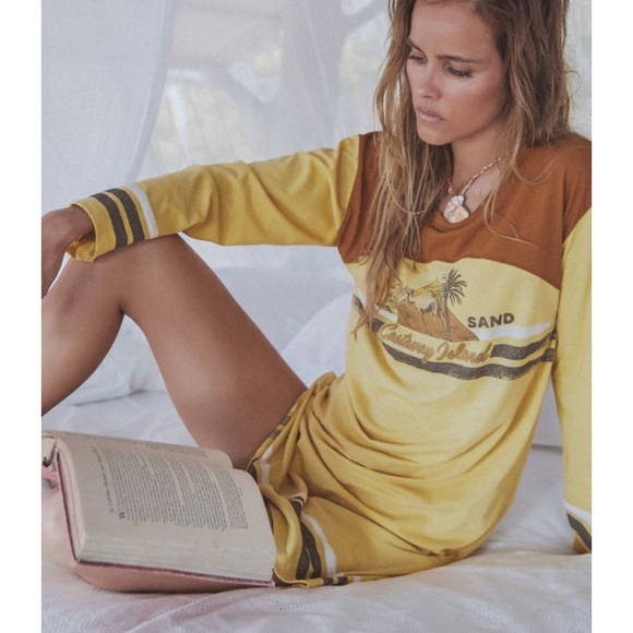 Spell Dresses & Skirts - Spell white sand organic tee dress XXS NWT